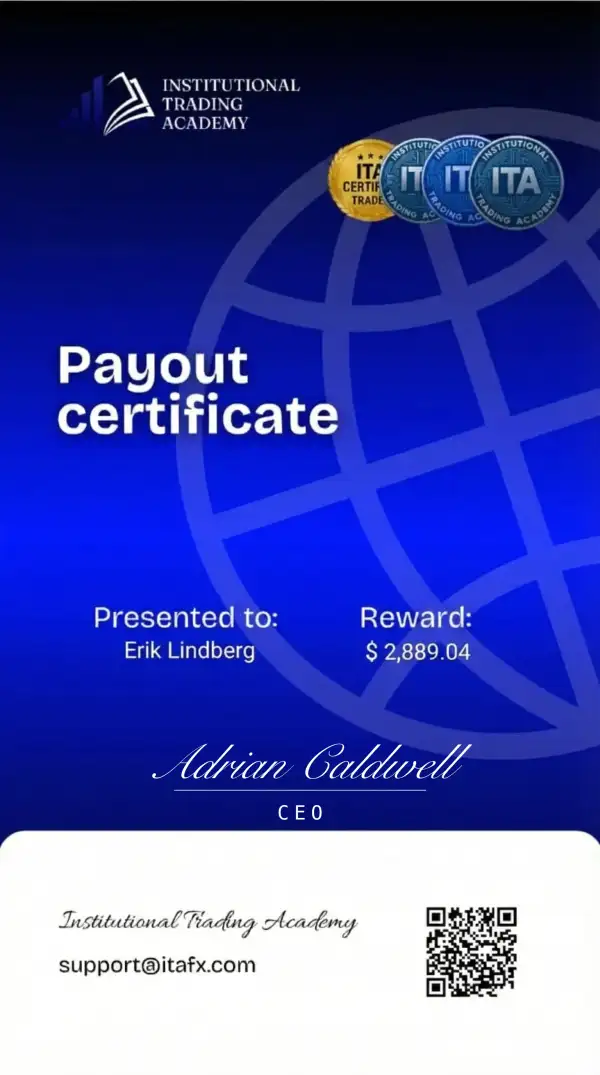 Payout Certificate - Erik L.